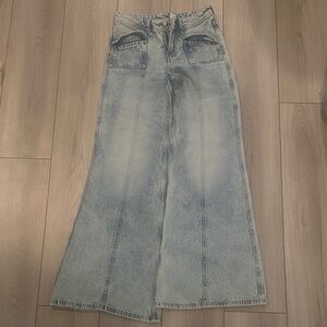H&M Light Blue Flare Jeans